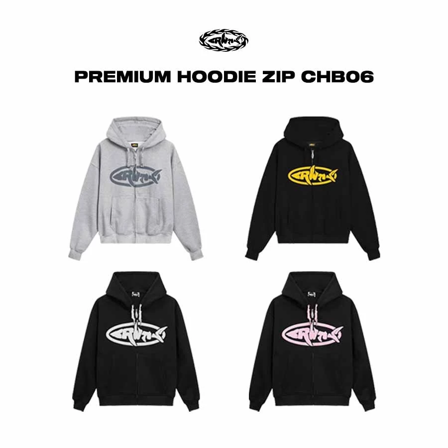 Cruehawts เสื้อสวมหัว Signature/ PREMIUM Hoodie Zip CHB06