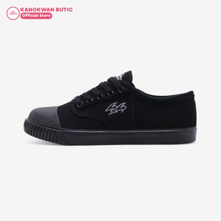 Breaker รองเท้าผ้าใบนักเรียนเบรกเกอร์ Breaker 4x4 สีดำ (Black)