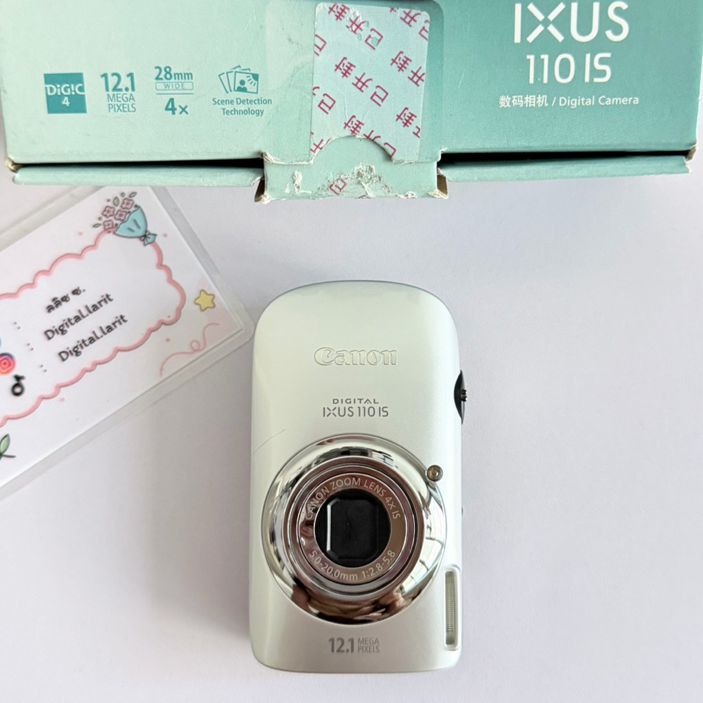 canon ixy 510is/ixus 110is ครบกล่อง Full box (รุ่นน้องพั้นรักแมว)