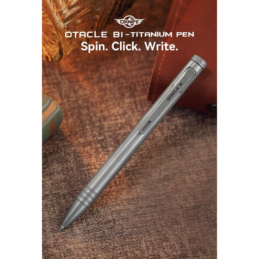 Olight Oknife Otacle B1 Titanium Ballpoint Pen ปากกาพกพา ปากกาไทเทเนี่ยม ของแท้ ใหม่ ✅