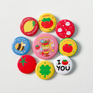 🍅 พร้อมส่ง🍀🧷Pin เข็มกลัดจิ๋ว ติดกระเป๋าปุ๊กปิ๊กมากก น่ารักทุกลาย!! 🤩 BY pleasenjoyy