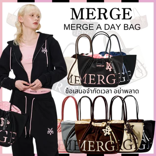 [ของแท้100%]MERGE A DAY BAG กระเป๋าถือ สะพายข้าง✨มินิมอล งานเย็บละเอียด💯หลายสี พร้อมส่งด่วน📦