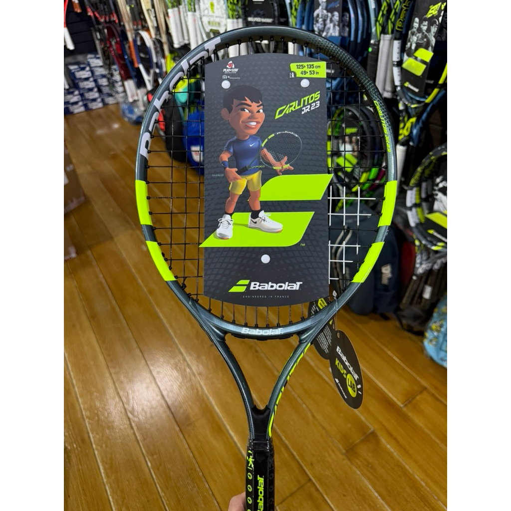 ไม้เทนนิส BABOLAT CARLITOS JUNIOR 23 นิ้ว หน้าไม้ 92 น้ำหนัก 200 กรัม