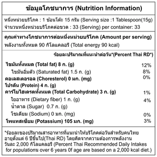 เนยถั่วคลีน Peanut Butter กระปุก 500g.