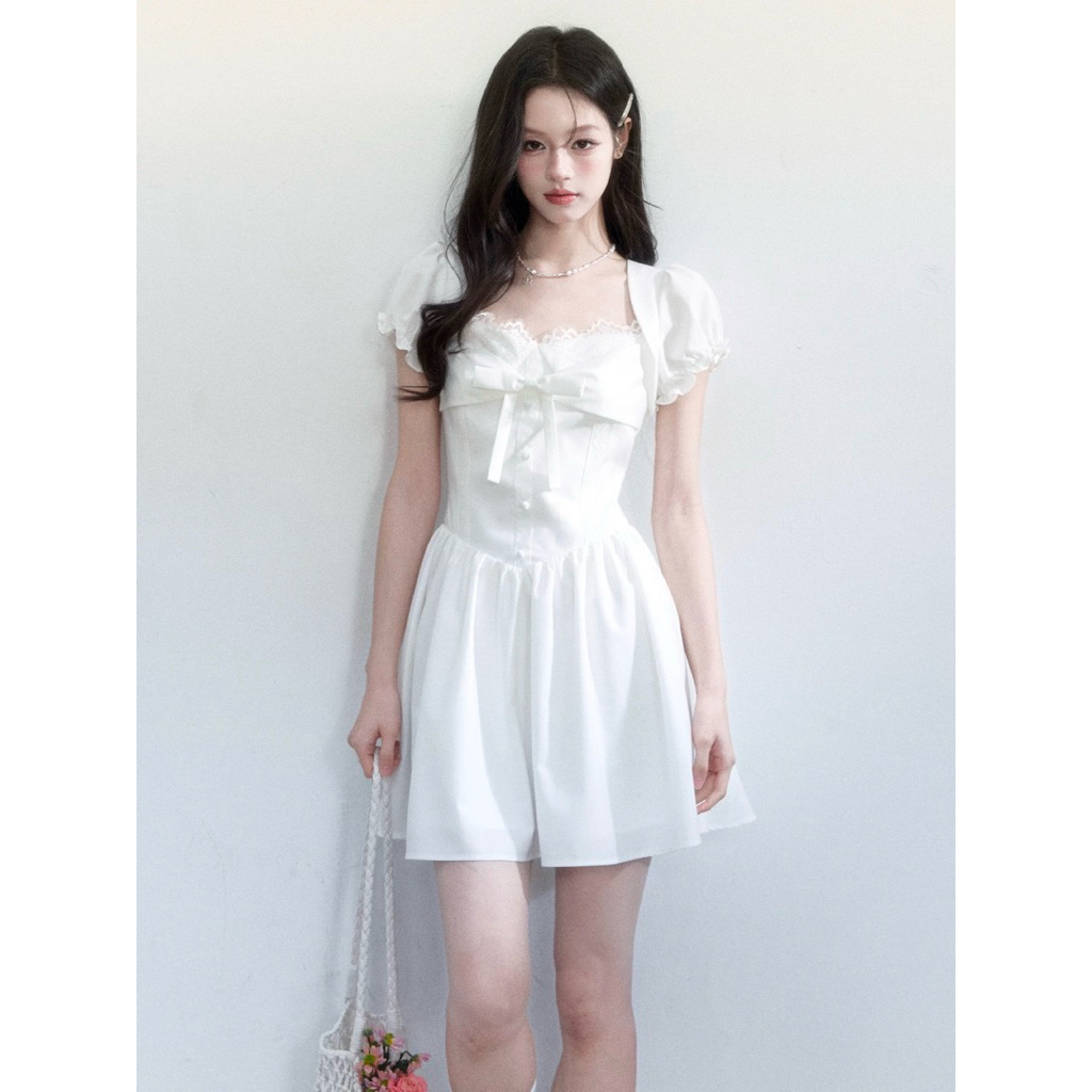 fragile heart early spring must-have sweet white dress