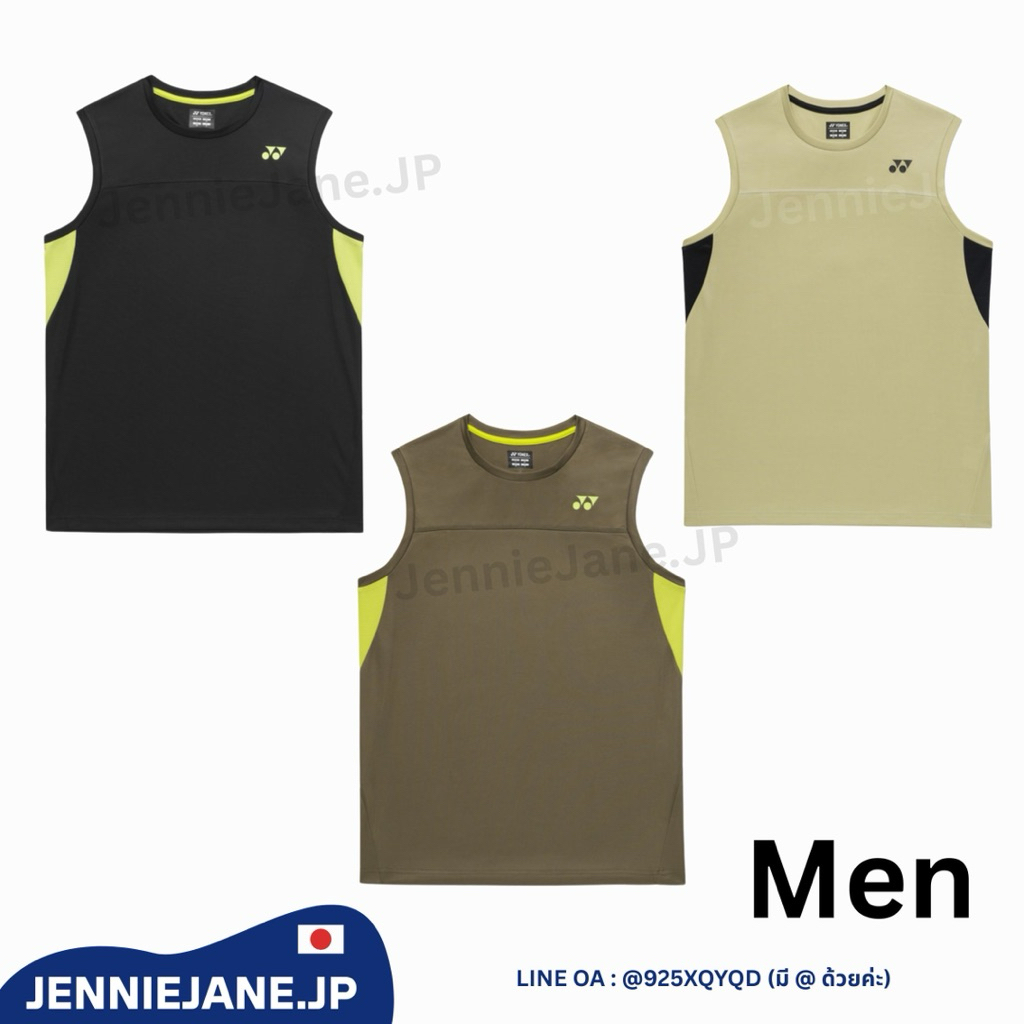 (พร้อมส่งดำM/Pre 5-10 วัน) เสื้อซ้อมแขนกุด Yonex JP 🇯🇵 Limited ss1/2026