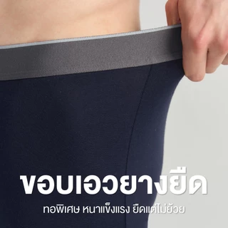 Yuedpao UNWEAR Men’s Boxer Briefs กางเกงในชายขาสั้น กางเกงใน cotton บ๊อกเซอร์ underwear ผ้านิ่ม ใส่สบาย กางเกงในยืดเปล่า
