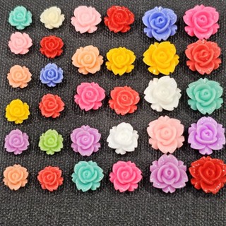 F07 ดอกกุหลาบ ขนาด 8-12 มิล จำนวน 50 ชิ้น