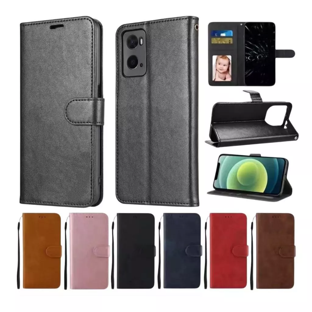 เคสแบบพับได้สำหรับ Oppo Realme 9i 9Pro 9ProPlus C35 C30 C30S C33 เคสกระเป๋าหนัง ใส่บัตร แม่เหล็กล็อค แถมสาย