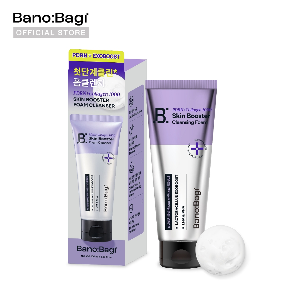 BANOBAGI PDRN + Collagen 1000 Skin Booster Foam Cleanser