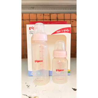 Pigeon ขวดนม4oz/8ozแพ็ค6จุกซิลิโคนนุ่มBPA Feeสำหรับเด็ก