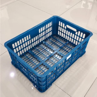 S0104 ตะกร้าโปร่ง ใส่ของอเนกประสงค์ แข็งแรง ระบายอากาศดี รับน้ำหนักได้ 20 กก. ตะกร้า / ลังพลาสติก / ตะกร้าใส่ของ / ลังใส