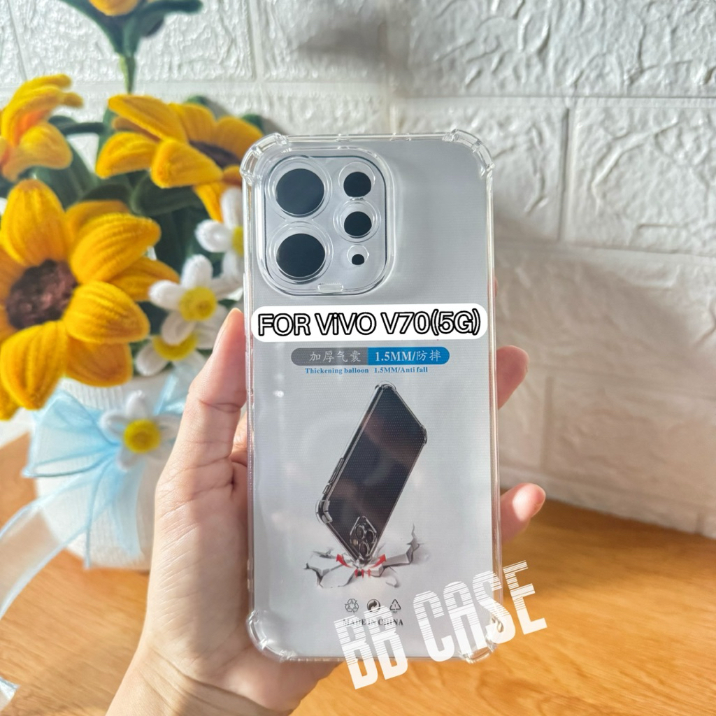 เคสTPUใสกันกระแทก รุ่น ViVO V70(5G)/V60(5G) ตรงรุ่น กันกระแทก เคสกันกระแทกกันมุมกันขอบ สินค้าพร้อมจัดส่งในไทย