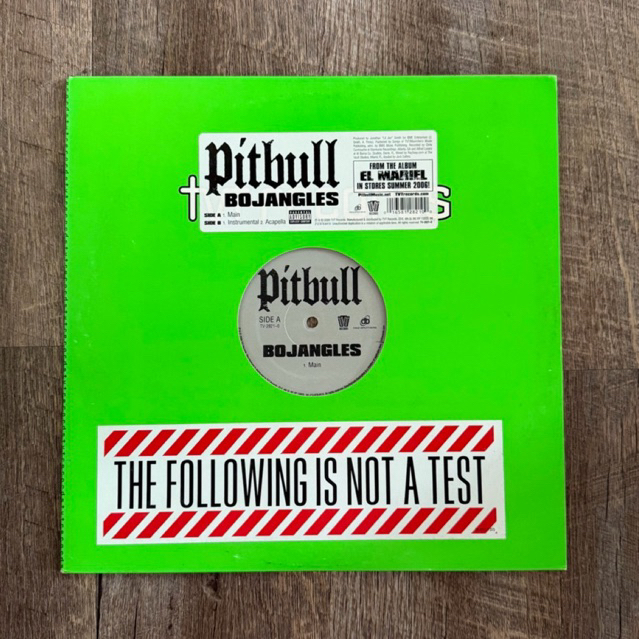 แผ่นเสียง Pitbull - Bojangles vinyl lp 12”(VG)