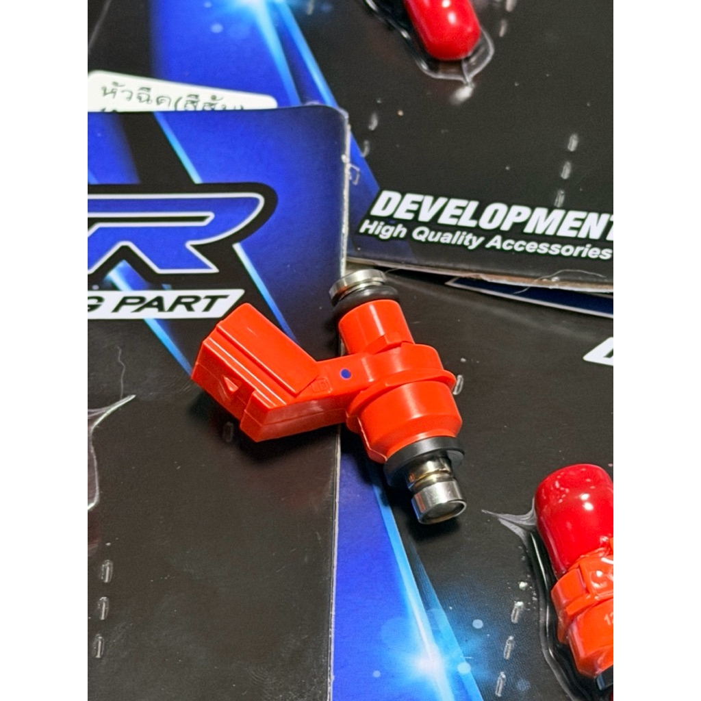 หัวฉีด แต่งสีส้ม YSR ตัวสั้น-S.4(12รู)มีขนาด 180cc,190cc ให้เลือก