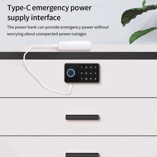 Tuya Drawer Lock Smart กุญแจลายนิ้วมือ ล็อคลิ้นชัก ล็อคตู้ ล็อคเก๊ะอัจฉริยะ ติดตั้งง่าย