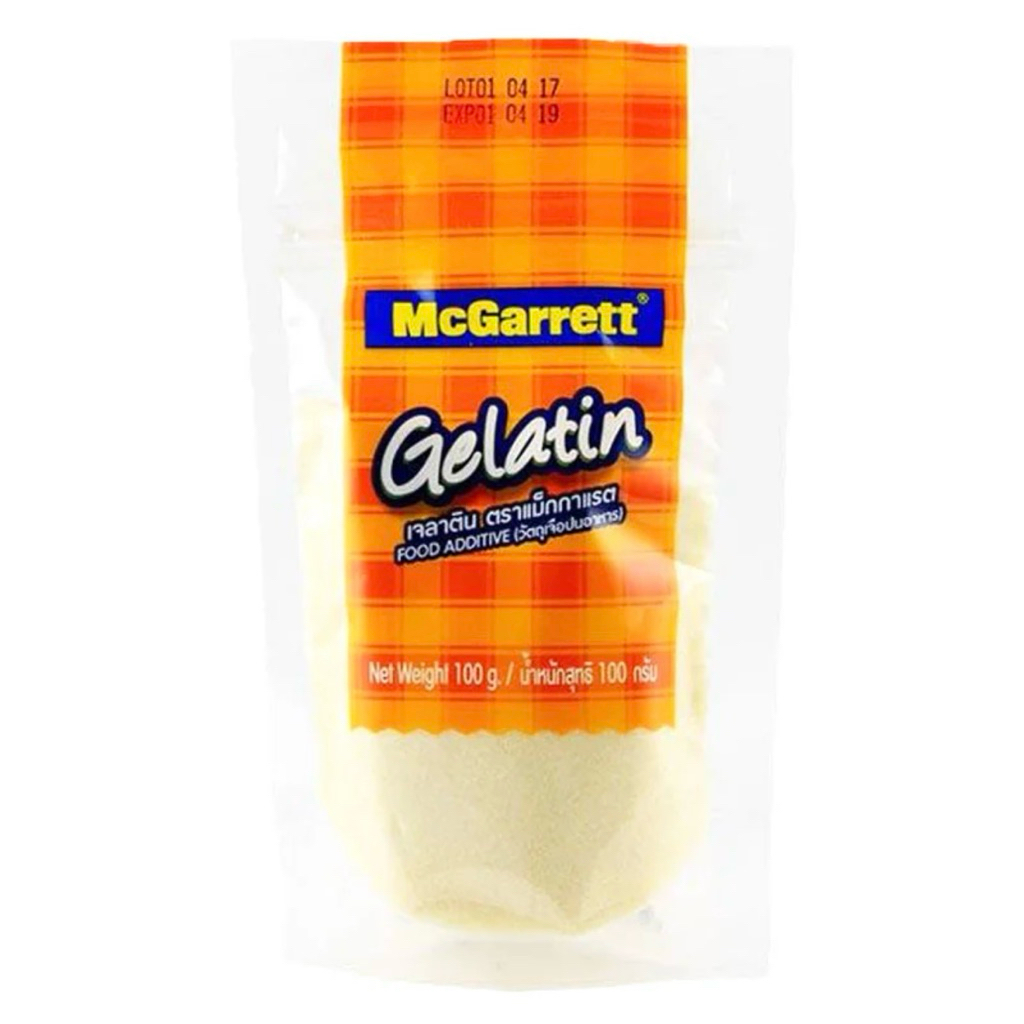Mcgarrett Gelatin แม็กกาแรต เจลาติน 100 กรัม