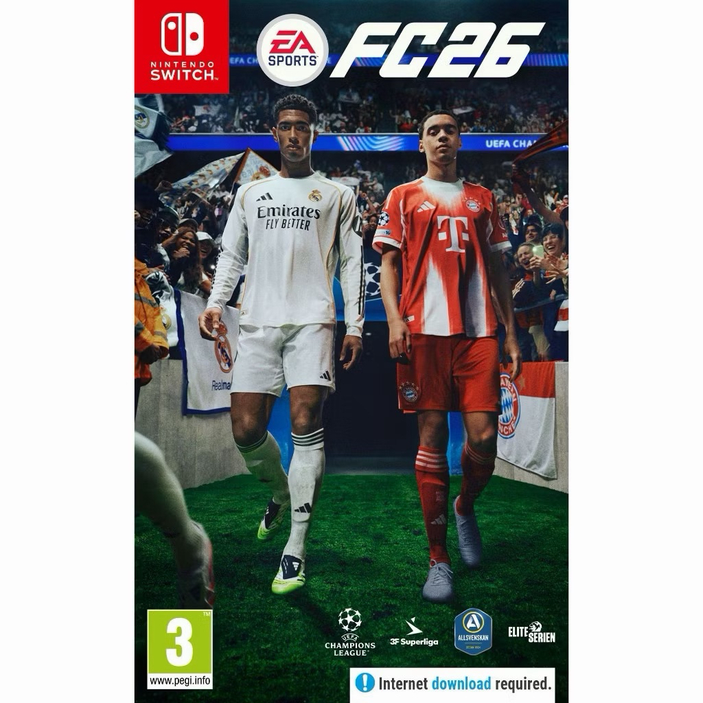 (มือสอง) แผ่นเกมบอล FIFA22 FIFA23 FC24 FC25 FC26 (Nintendo Switch 1)