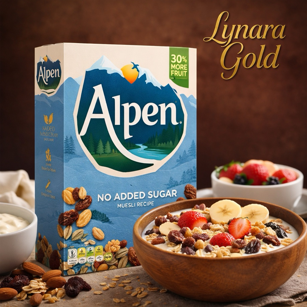 Alpen No Added Sugar Muesli ธัญพืชเพื่อสุขภาพ ไม่มีน้ำตาลเพิ่ม 560g