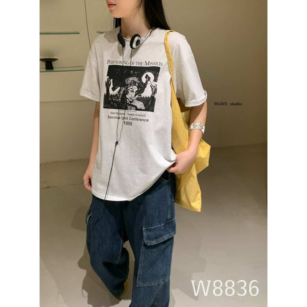W8836 เสื้อแฟชั่น Tag ️WGWE ราคา ถูกที่สุด ดีลบีเคเค แกลเลอรีภาพที่ 4