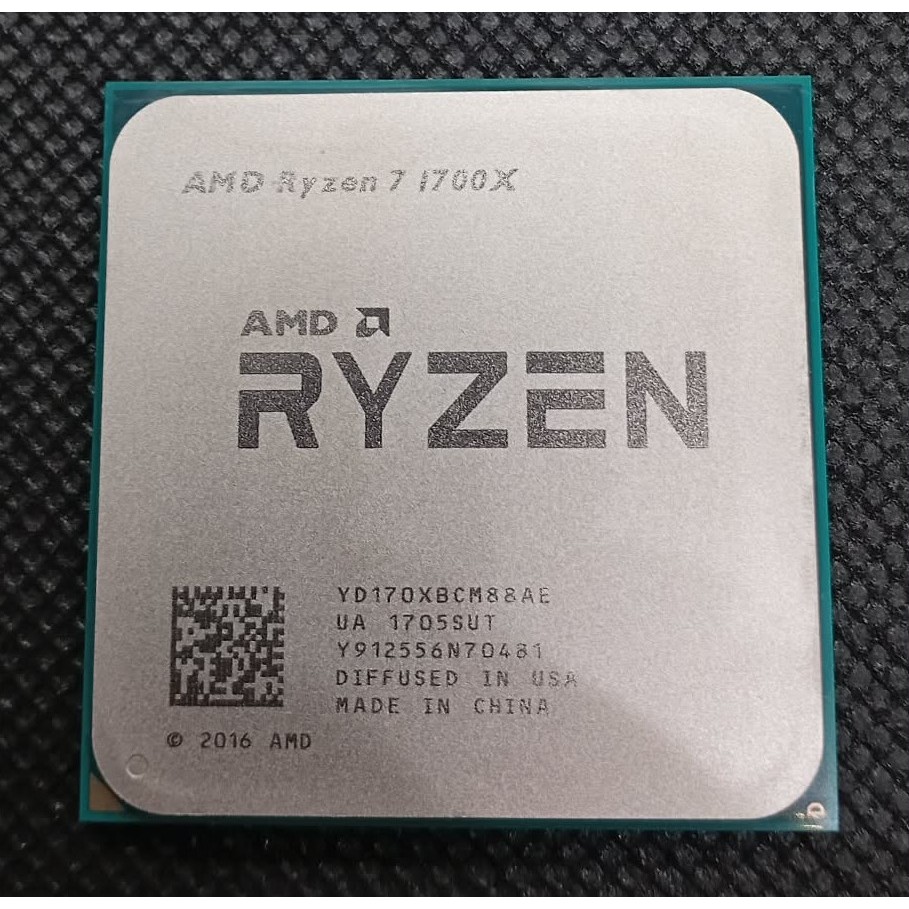 CPU (ซีพียู) AMD RYZEN 7 1700X 3.4 GHz (SOCKET AM4) Turbo 3.8 GHz