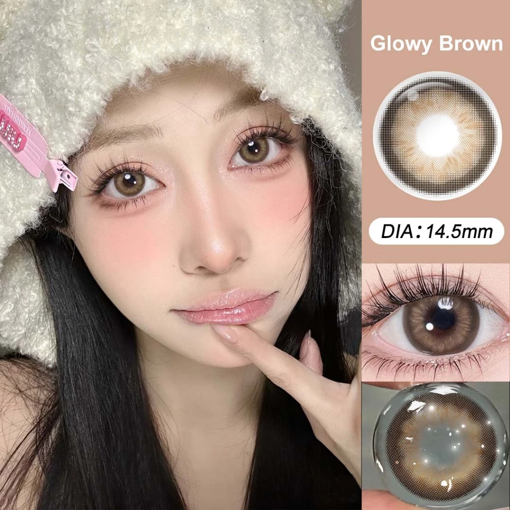 Magister & Realcon คอนแทคเลนส์ ซีรี่ส์ Blush Girl 14.2MM Brown Contact Lens 6 เดือน Gray คอนแทค คอนเทคเลนส์สายตาสั้น thumbnail 8