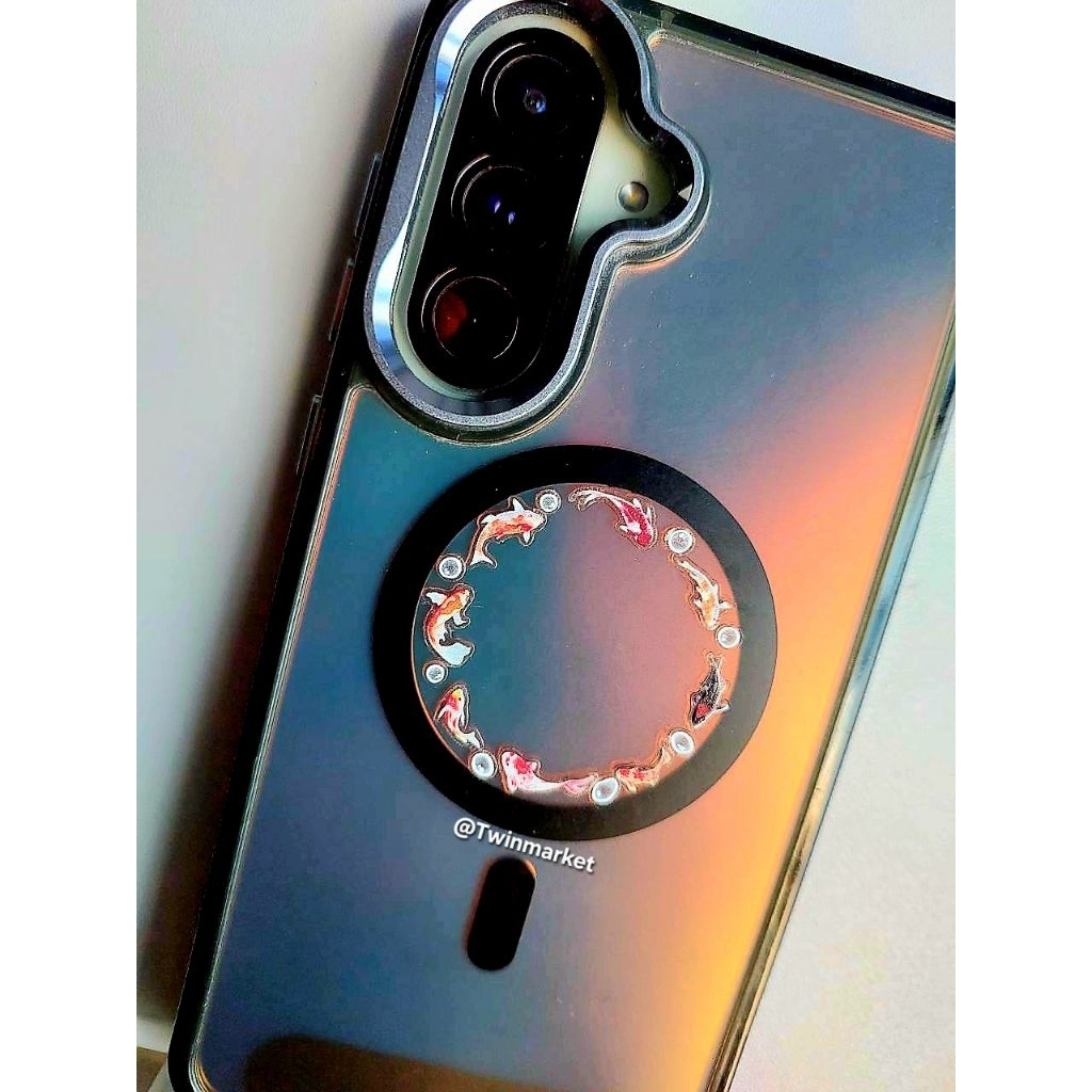 สติกเกอร์ ติดมือถือ ลาย ปลาคราฟ ติดเคส samsung Iphone17 ติดเล็บ ตกแต่งอุปกรณ์ koi fish มงคล รวย รวย วต๊กเกอร์ จิ๋ว