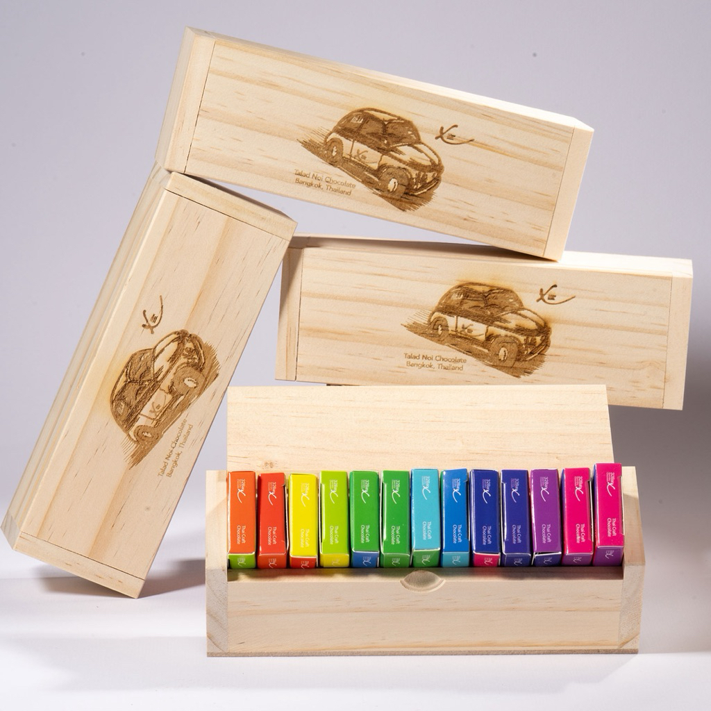 32Bar X - Wooden Box Collection | Box set Chocolate | 32บาร์เอ็กซ์ - กล่องไม้คอเลคชั่น | ช็อกโกแลตบ็