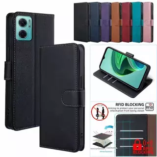 เคสแบบพับได้ สำหรับXiaomi Redmi 8 8A 9A 9C Redmi 10 10C 10A POCO C55 C40 เคสกระเป๋าหนัง ใส่บัตร แม่เหล็กล็อค แถมสาย
