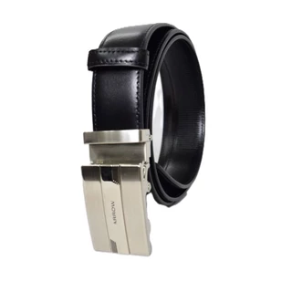 ARROW เข็มขัดผู้ชาย หัวออโต้ล็อค Auto Belt (หนังวัวแท้จากอิตาลี) สีดำ รุ่น MYCB614