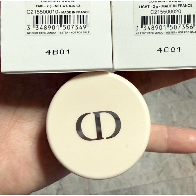 แป้งคุชชั่น D I ⭐️R FOREVER CUSHION POWDER 2g ขนาดเล็ก #010Fair, 020Light
