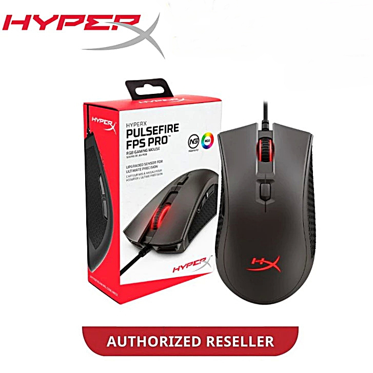 HyperX Pulsefire FPS Pro - Gaming Mouse 16,000 DPI / 450 IPS / 50G (4P4F7AA)