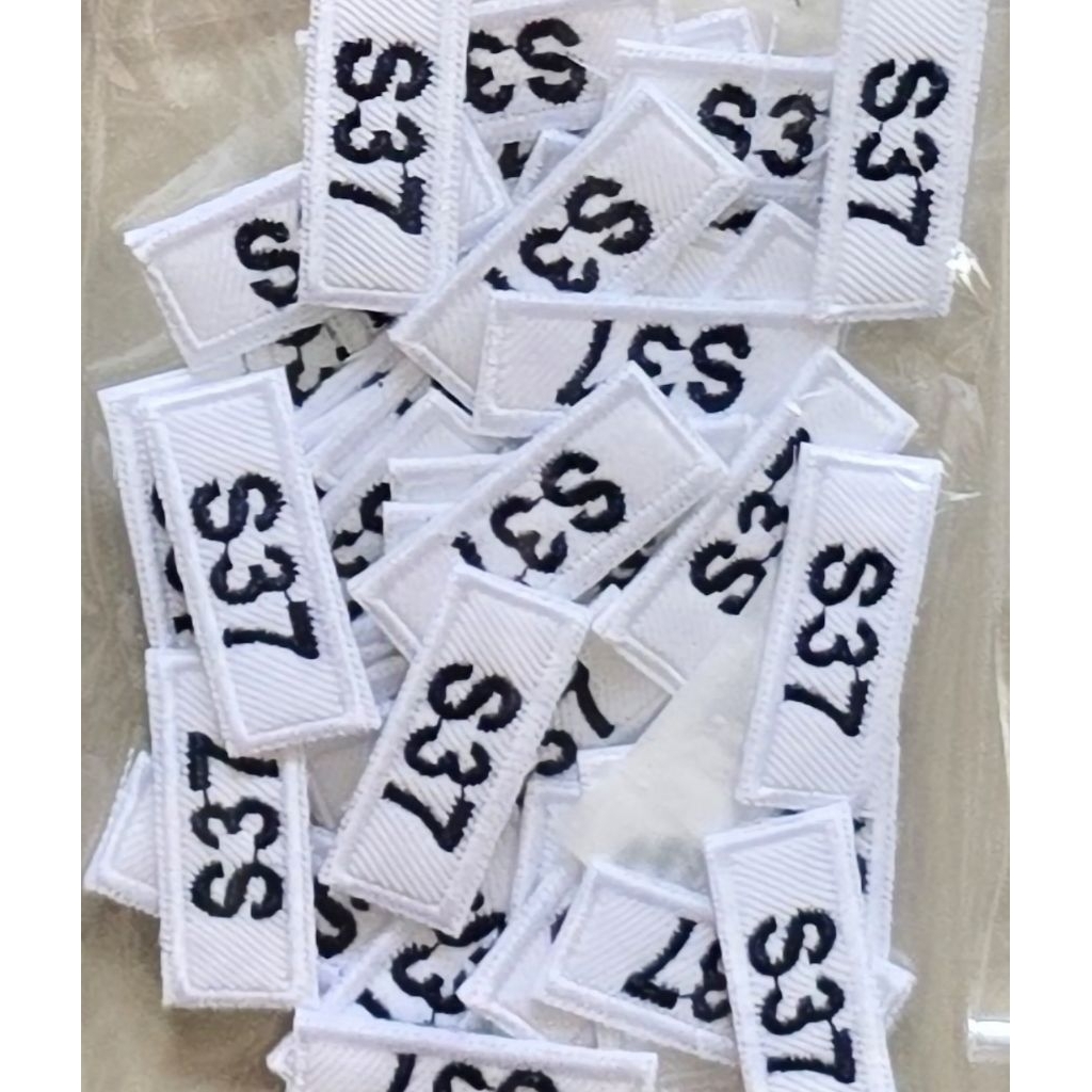 ป้ายตัวเลข  ขนาด 1.5×4 ซม(1ชุด=10ชิ้น)