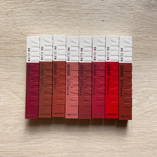 (แพ็คเกจใหม่)Maybelline Superstay Matte Ink Liquid Lipstick ลิปจิ้มจุ่มเนื้อแมท เมย์เบลลีนซุปเปอร์สเตย์ แมท อิ้งค์ 5 ml