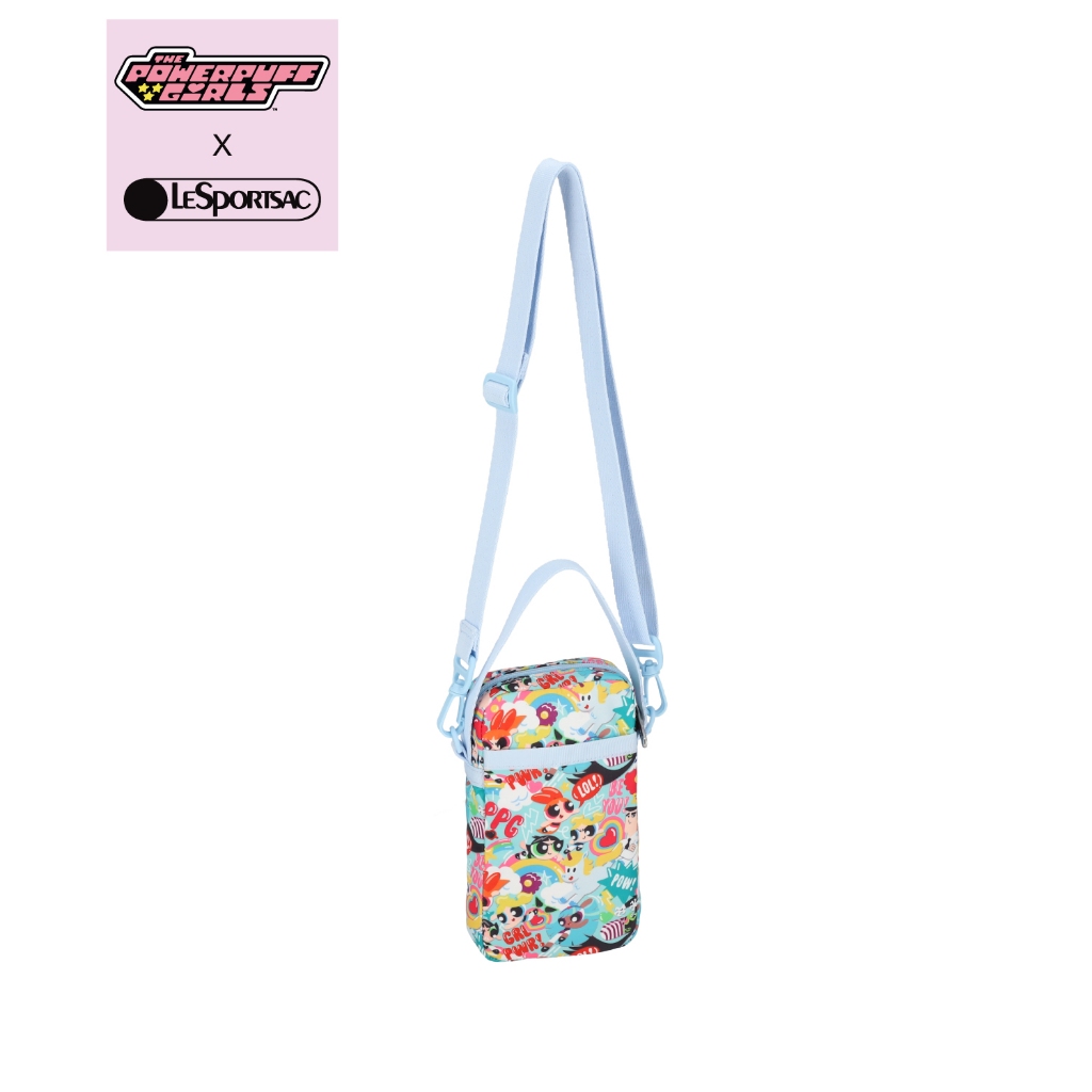 Lesportsac Mini Phone Crossbody Bag กระเป๋าใส่มือถือ Style 3505 Lesportsac x Powerpuff girls ราคา ถูกที่สุด ดีลบีเคเค แกลเลอรีภาพที่ 4