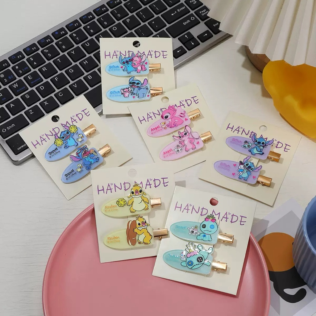 กิ๊บติดผม ลายStitch น่ารักๆ พร้อมส่งจากไทย