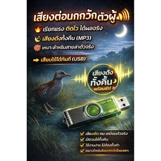 USBเสียงสำหรับต่อนกกวักบันทึกใหม่ล่าสุดเสียงในมากดังต่อเนื่อ…