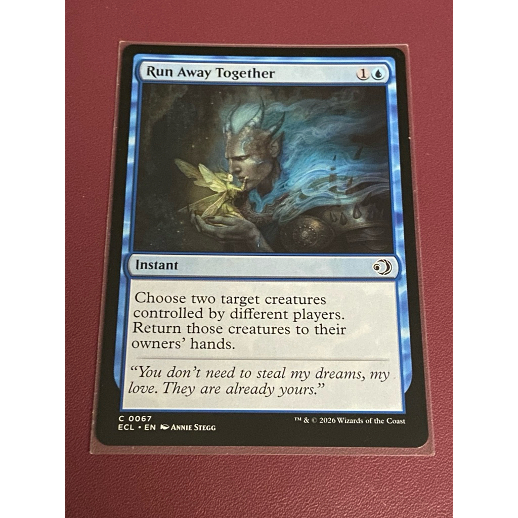 [MTG][ECL] Lorwyn Eclipsed: Run Away Together การ์ดแท้ Magic The Gathering
