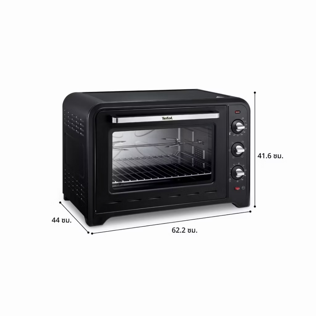 Tefal เตาอบไฟฟ้า Oven Optimo กำลังไฟ 2400 วัตต์ ความจุ 60 ลิตร รุ่น OF4958
