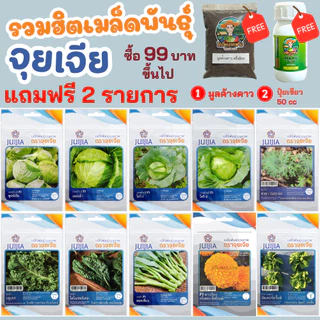 เมล็ดพันธุ์ผัก จุยเจีย F1 ซื้อ 99 บาทขึ้นไปแถมฟรีมูลค้างคาว ปุ๋ยเขียว ซองซิปเก็บง่ายใช้ต่อได้