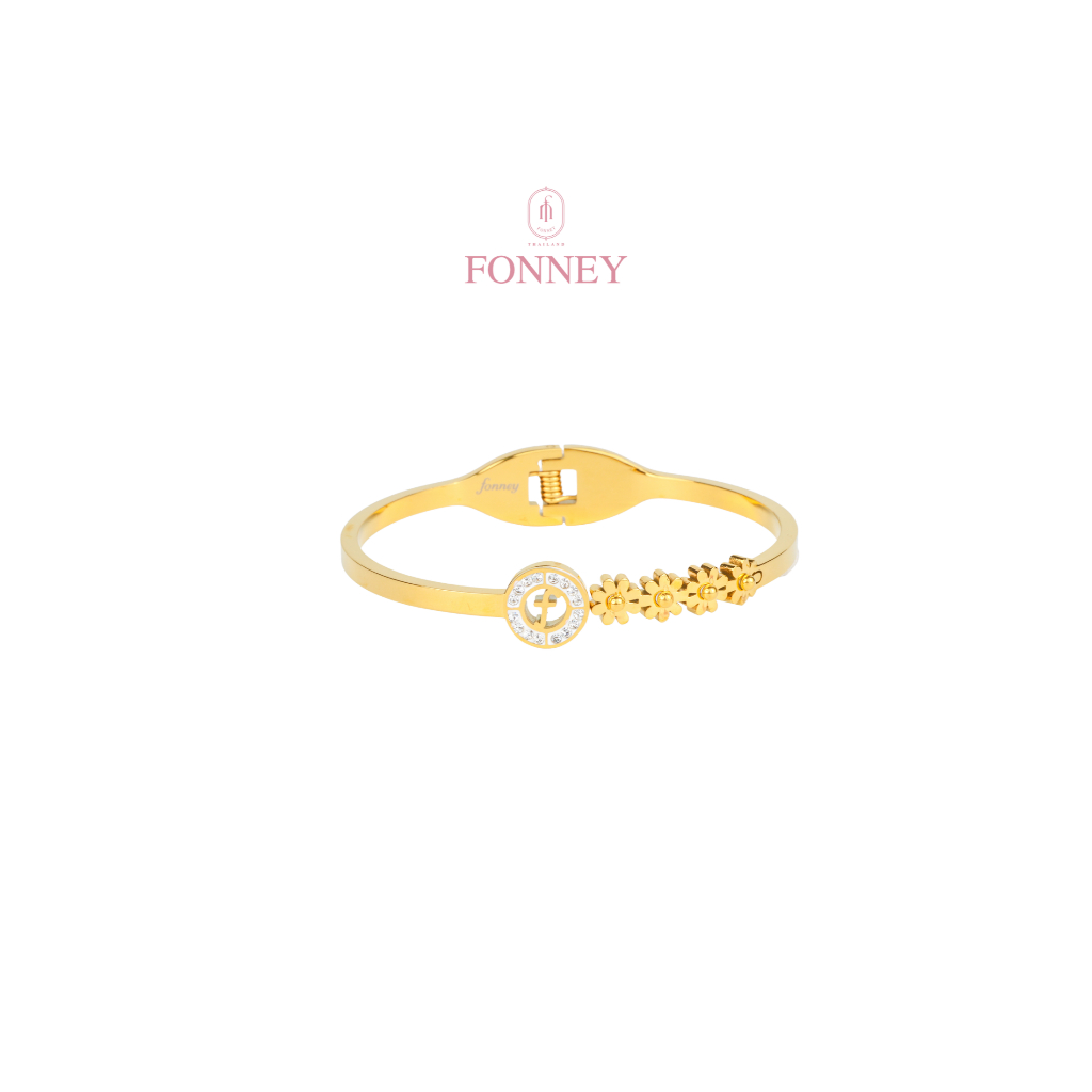 BL-08]กำไลข้อมือ Stainless steel (fonney)