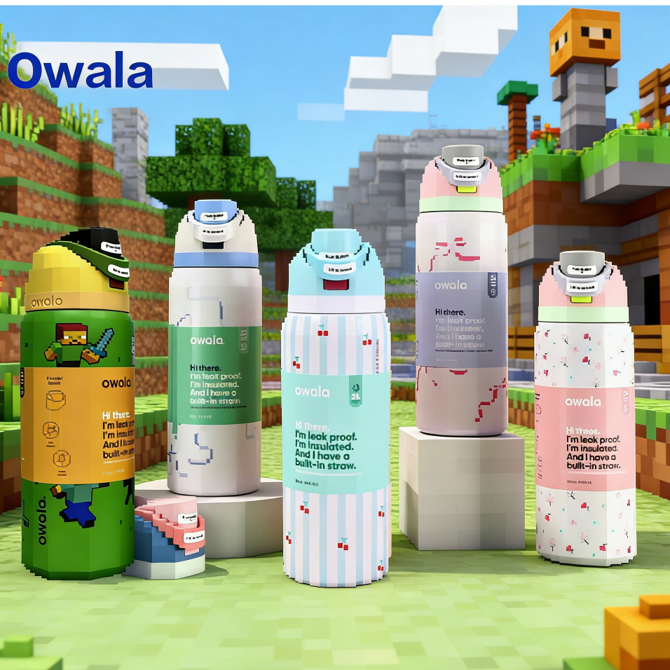 (จัดส่งทันที) Owala freesip 24oz ขวดน้ำเก็บความเย็น ขวดน้ำเก็บอุณหภูมิ โอวาล่า ความจุ