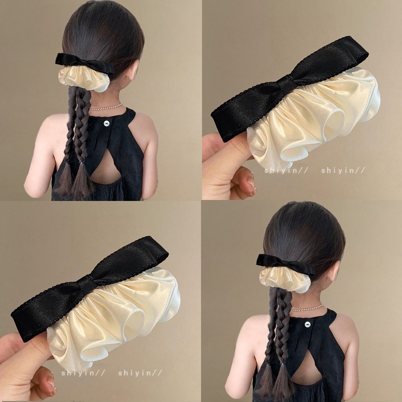 กิ๊บติดผมทรงระบาย ขนาดประมาณ13cm ดีไซน์สไตล์เกาหลี ผ้าทิ้งตัวเกรดพรีเมียม เพิ่มวอลลุ่มให้ทรงผม ดูหวานละมุน น่ารักน่ามอง