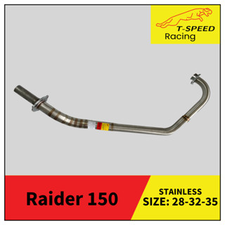 [ฟรีประเก็นปากท่อ] คอท่อ Suzuki Raider 150 ยาวใส่ปลายเดิม ลา…