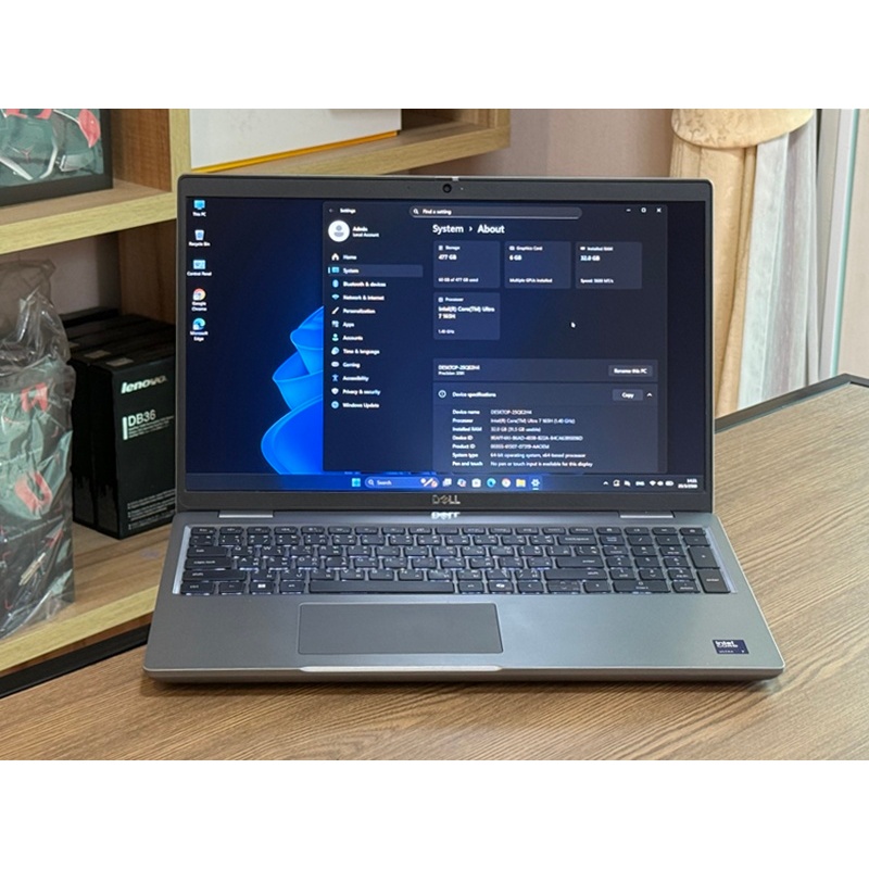 Dell Precision 3591 Mobile WorkStation Ultra 7-165H SSD512GB RAM32GB NVIDIA RTX A1000 (6GB GDDR6) ปร