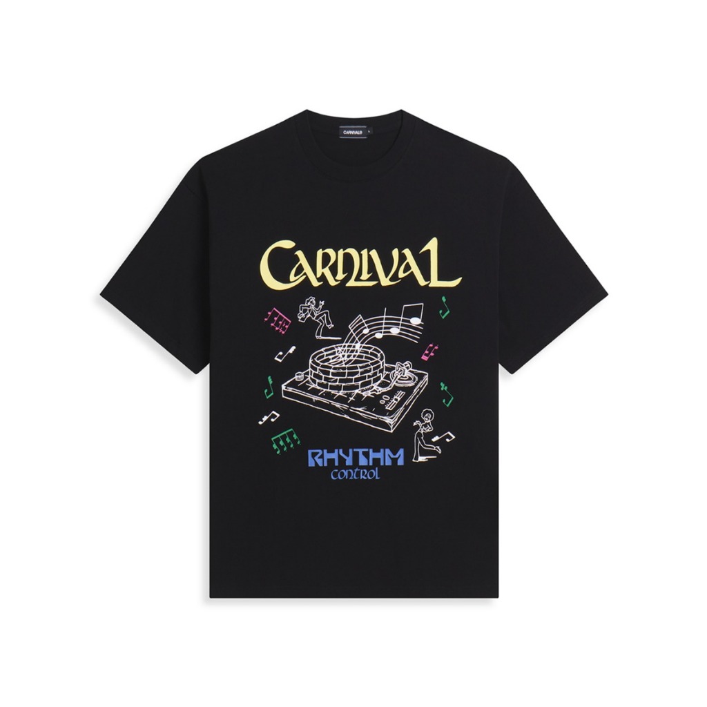 CARNIVAL CNVFW25T014BK RHYTHM T-SHIRT BLACK