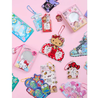 พวงกุญแจ ใส่รูป ห้อยกระเป๋า มี 2ชิ้น/แพค และแบบ 1ชิ้นมี2ช่องใส่รูป จาก Sanrio ลิขสิทธิ์แท้100% พร้อมส่ง