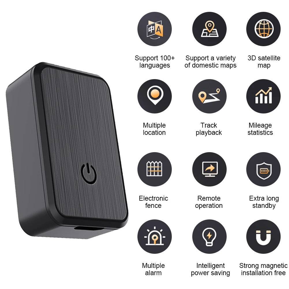 GF-08 GPS Tracker รุ่นอัปเกรด แบตเตอรี่อึดเป็นพิเศษ (Standby 360 วัน)ระบุตำแหน่งด้วยดาวเทียม (GPS + 