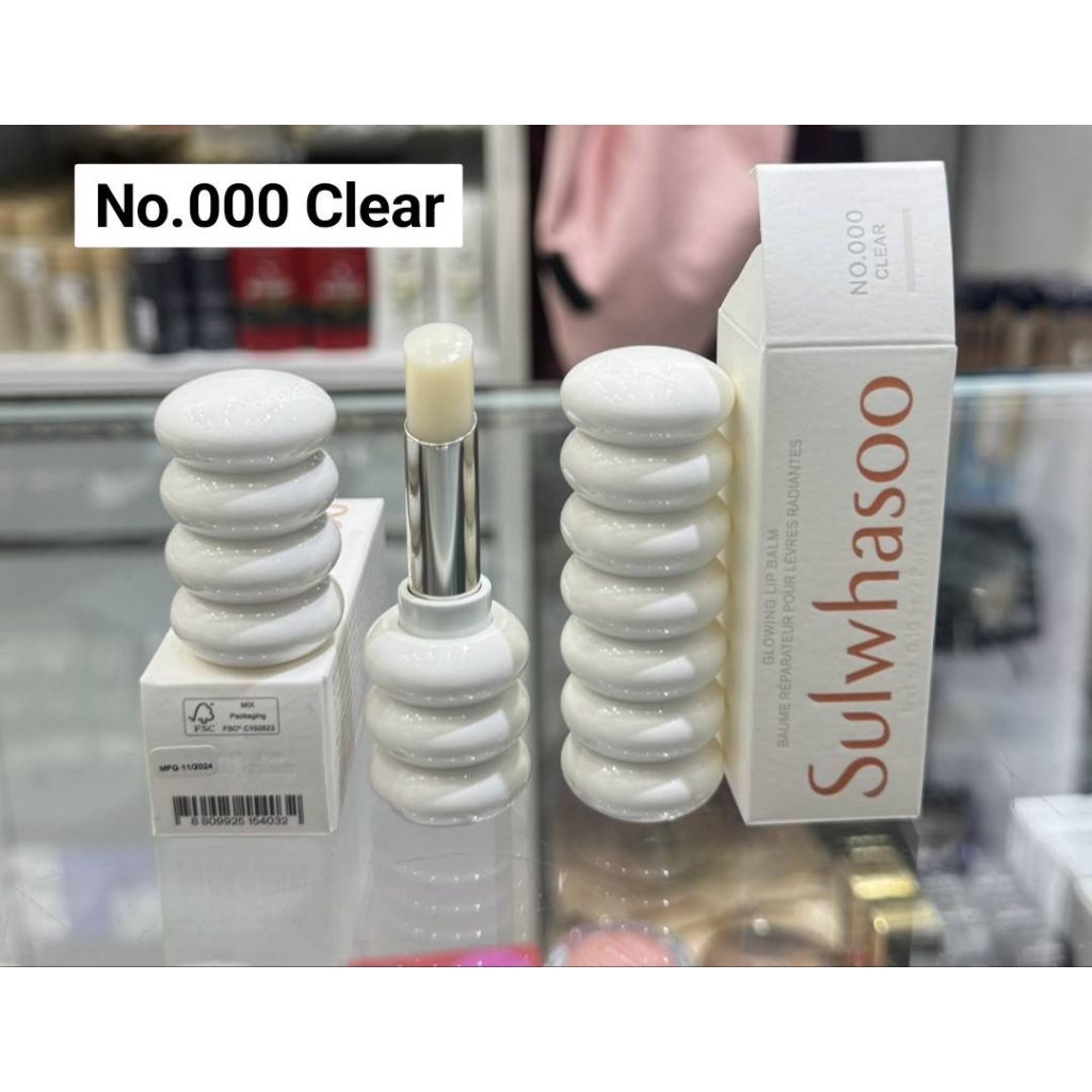 ลิปบาล์มSulwhasoo Glowing Lip Balm ขนาด 3g.# No.000 Clear