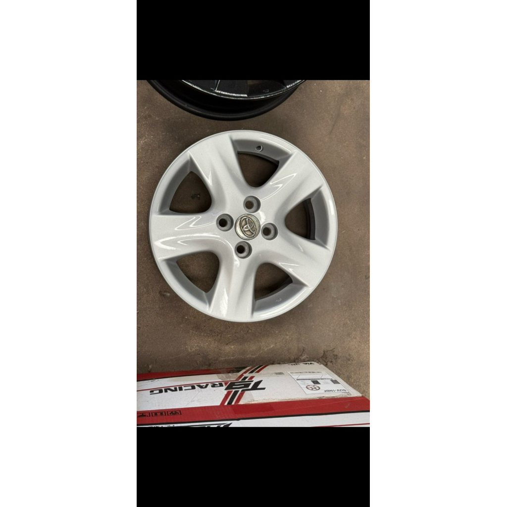 ล้อแม็ก Toyota vios ขอบ15 4รู100 ราคาต่อวง ซื้อแยกวงได้
